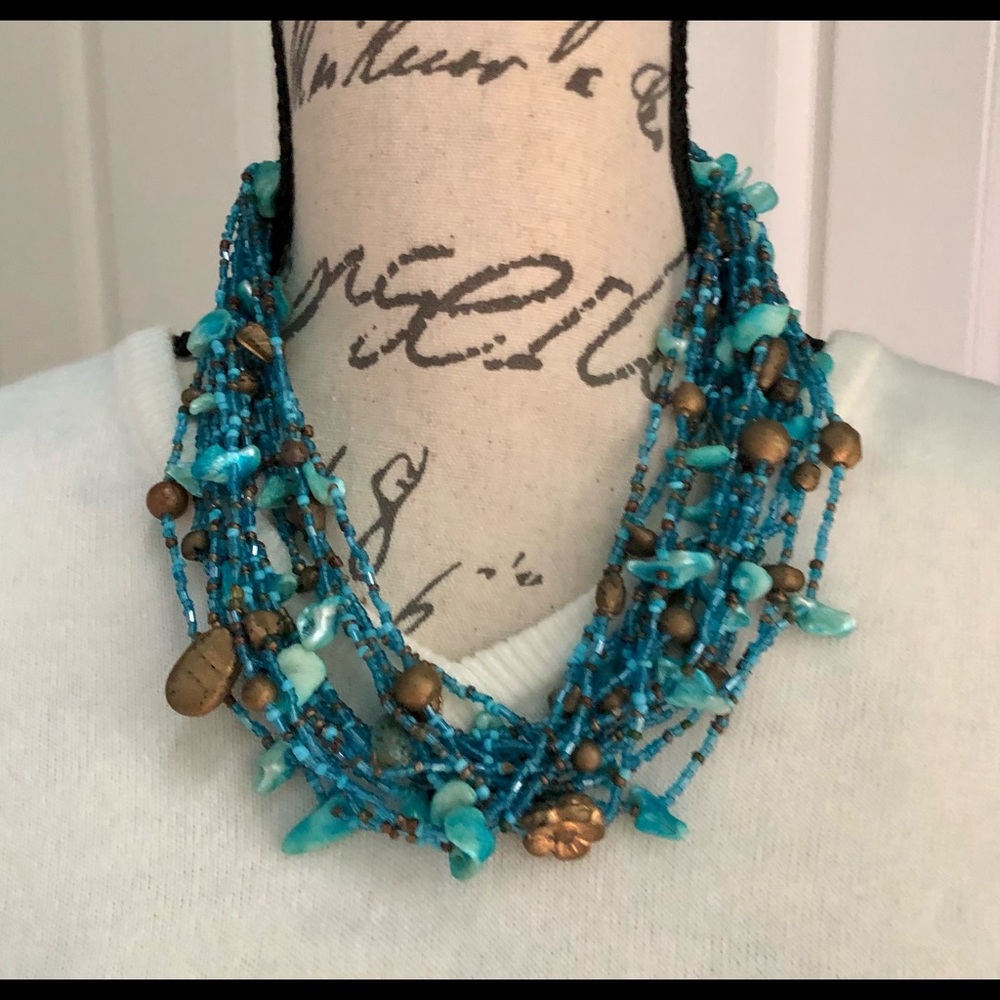 Multi Layer Caribbean Necklace - image 6